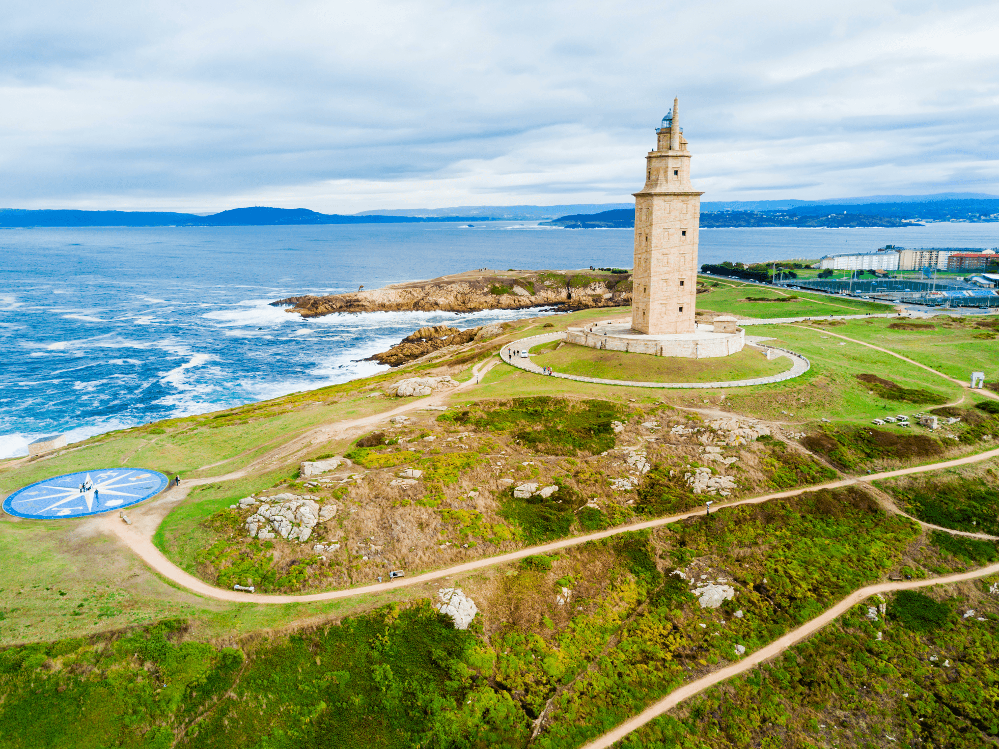 Torre de Hércules en A Coruña, territorio de Conexión Morriña